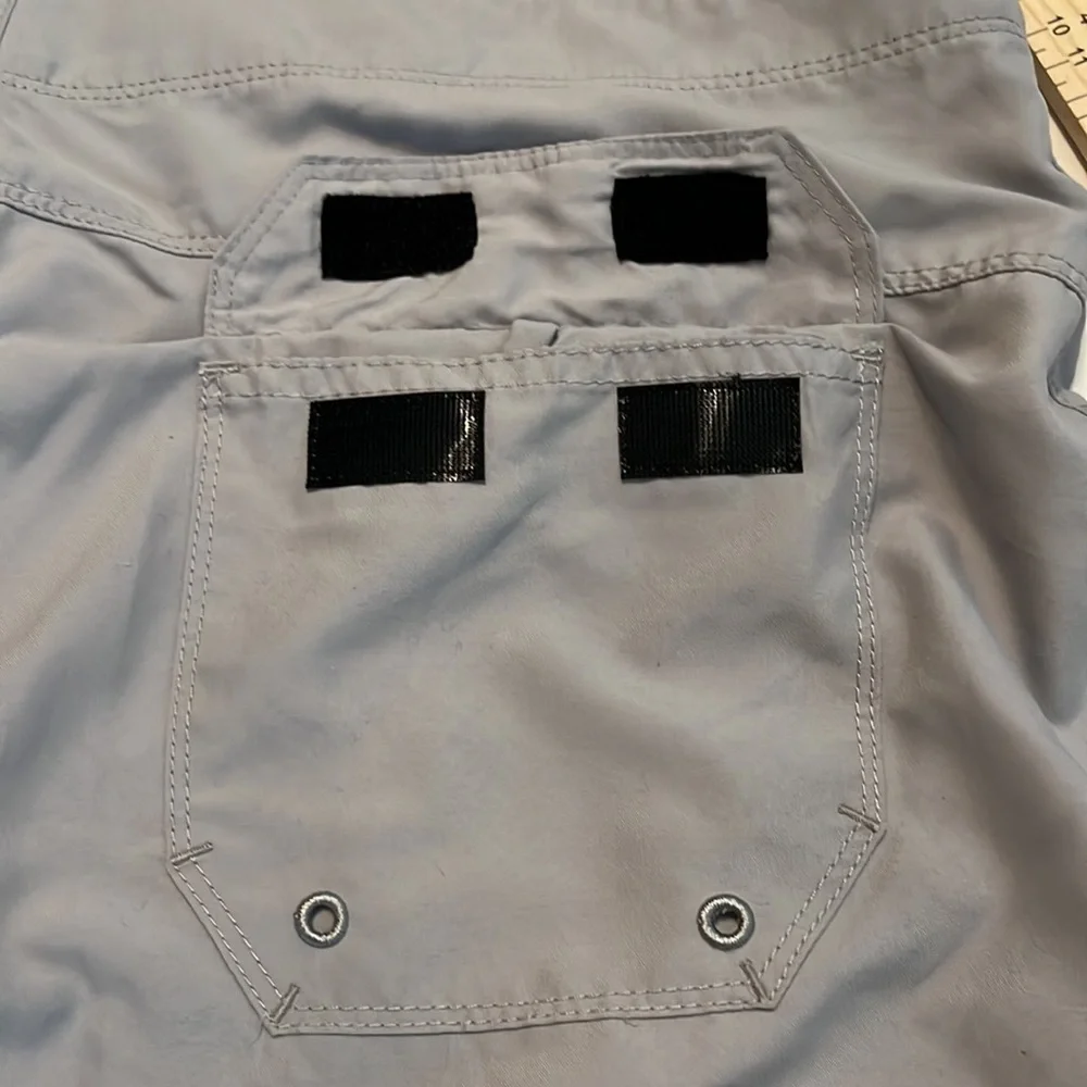 NWOT Hurley Men's Americana Icon Solid Grey Boardshort Size 34